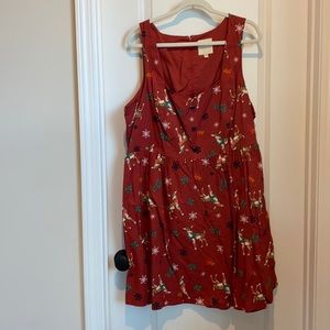 ModCloth deer holiday dress 2x